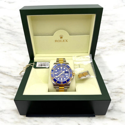 Rolex Submariner Date 40MM Blue Dial Yellow Gold and SS (116613LB)