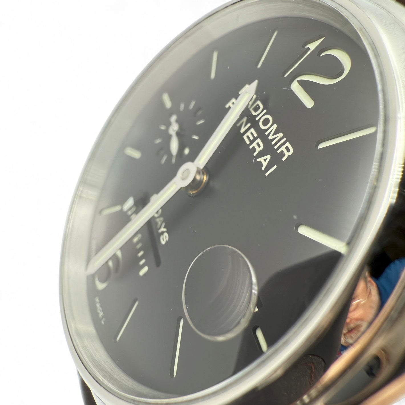Panerai Radiomir 8 Days 45MM Black Dial Leather Strap (PAM00268)