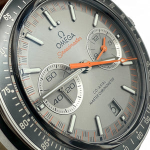 Omega Speedmaster Racing 44.25MM Grey Dial Leather Strap (329.32.44.51.06.001)