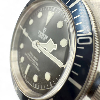 Tudor Black Bay 41MM Black Dial  Leather Bracelet (79230B)