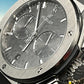 Hublot 45mm Classic Fusion Grey Dial Leather Strap (521.NX.7071.LR)