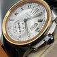 Cartier Calibre de Cartier 42MM Silver Dial Leather Strap (W7100039)