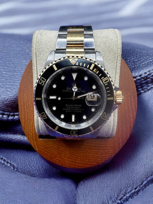 Rolex Submariner Date 40MM Steel and Yellow Gold Black Dial (16613)