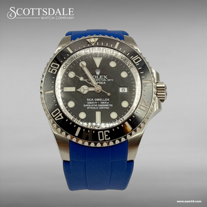 Rolex Sea-Dweller Date 44MM Black Dial Rubber B Bracelet (116660)